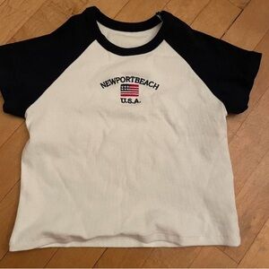 Newport Beach baby tee 🌺